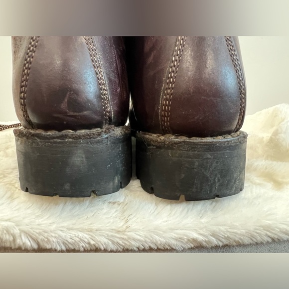 Calzaturificio The Alps By Fabiano Leather Mountaineering Hiking Boots Italy 7.5 - Picture 10 of 12